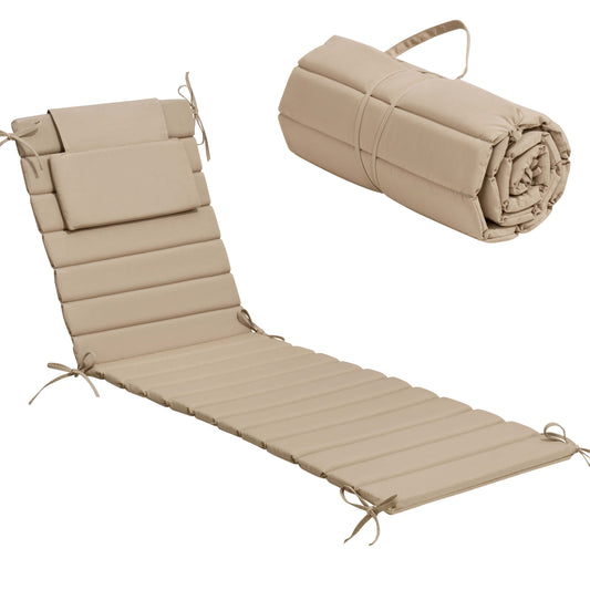 Foldable Chaise Lounge Cushion