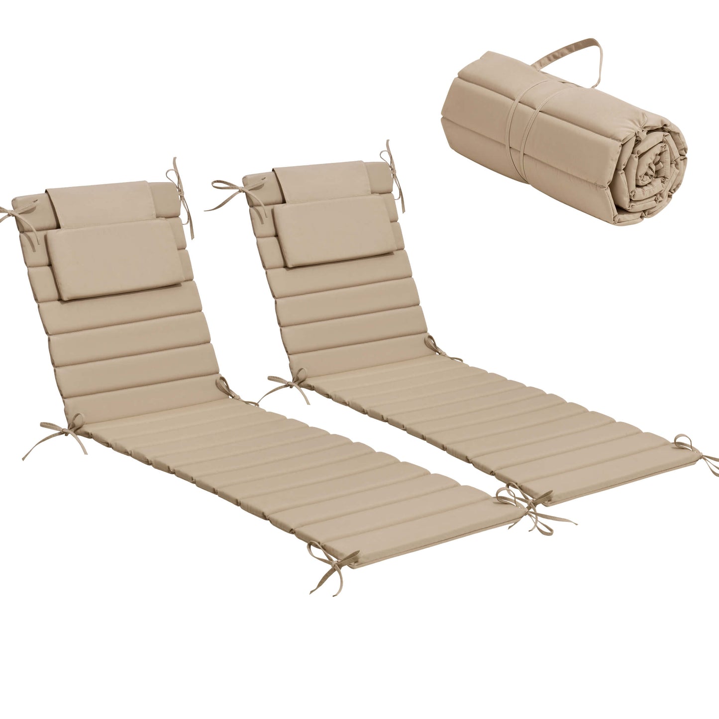 Foldable Chaise Lounge Cushion