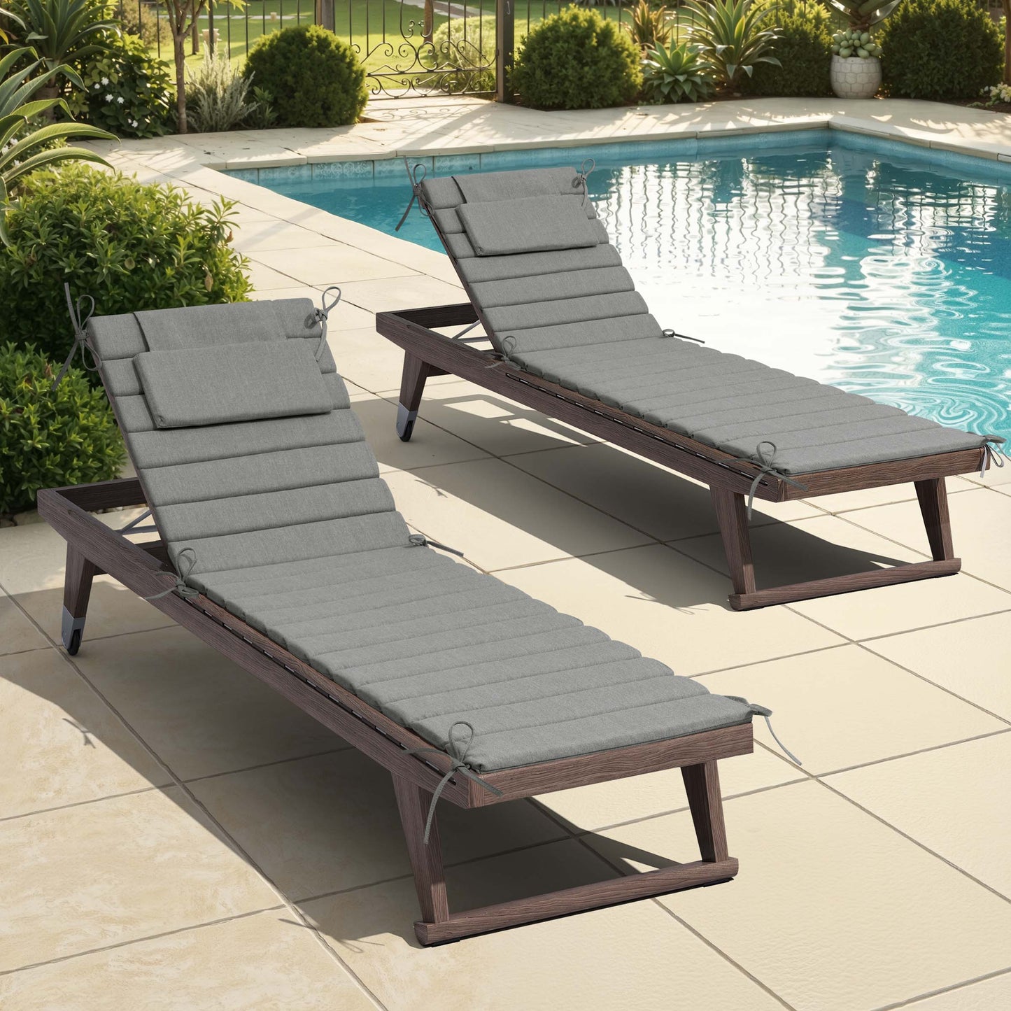 Foldable Chaise Lounge Cushion
