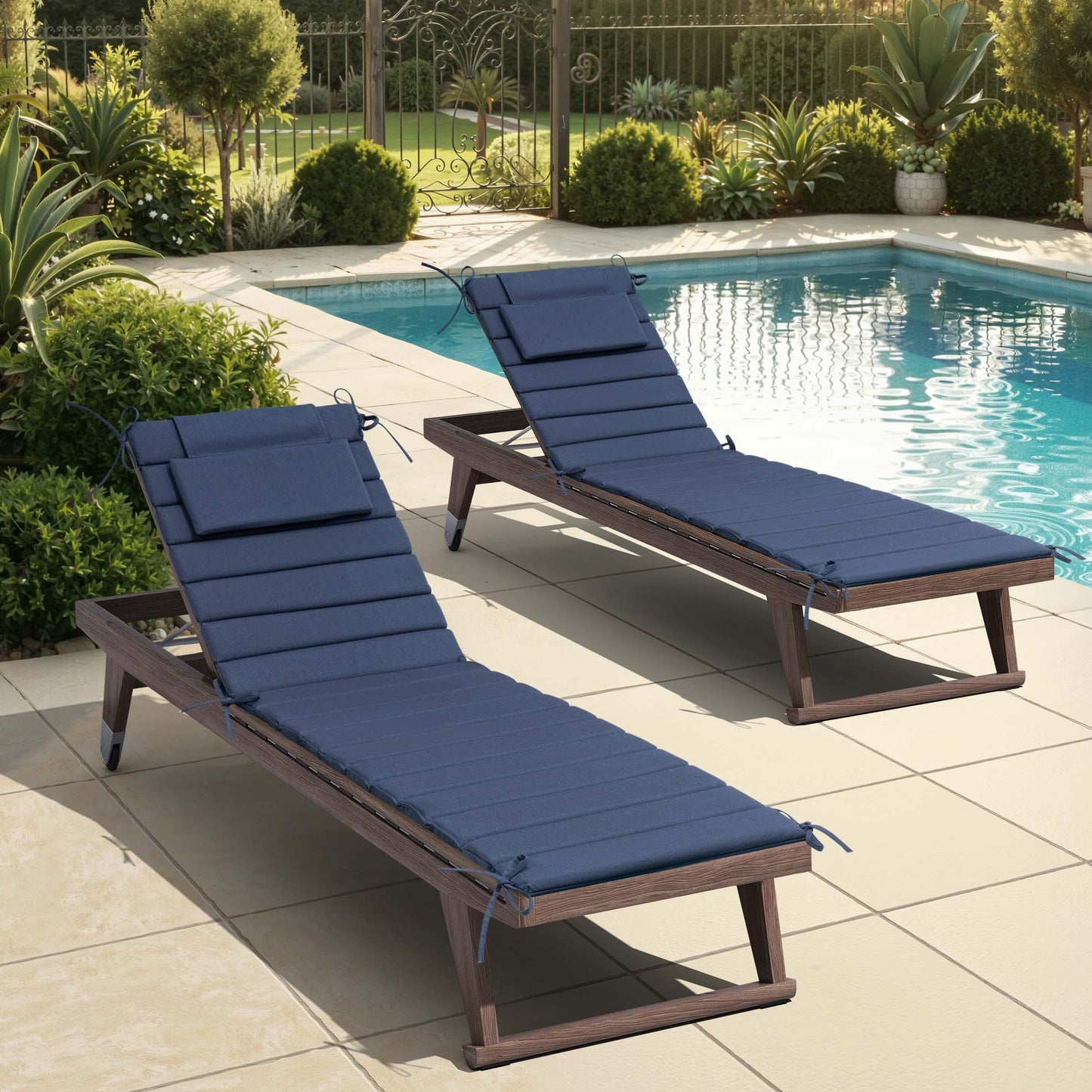 Foldable Chaise Lounge Cushion