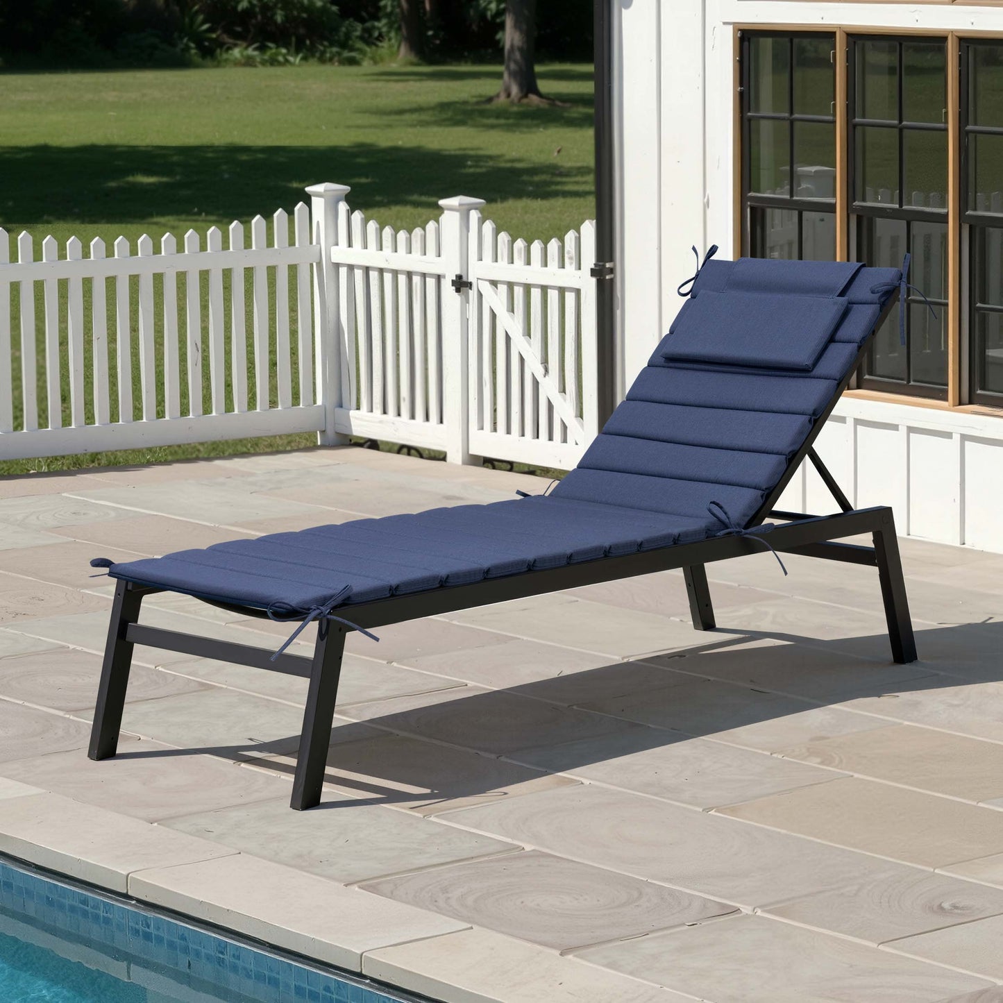 Foldable Chaise Lounge Cushion