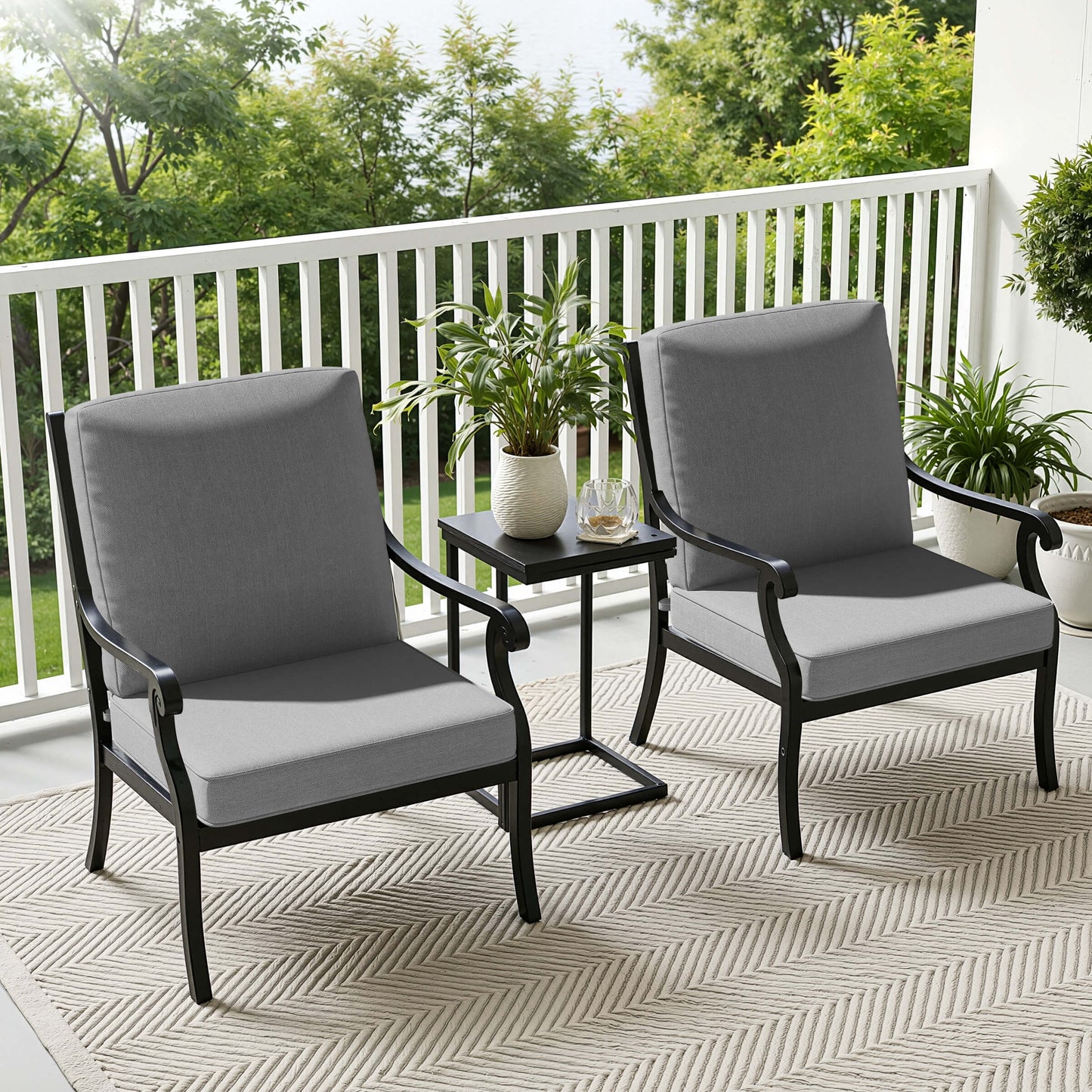 22x21" Outdoor Deep Seat Chair Cushion