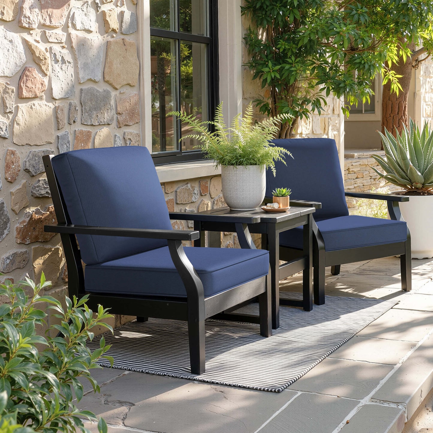 22x21" Outdoor Deep Seat Chair Cushion