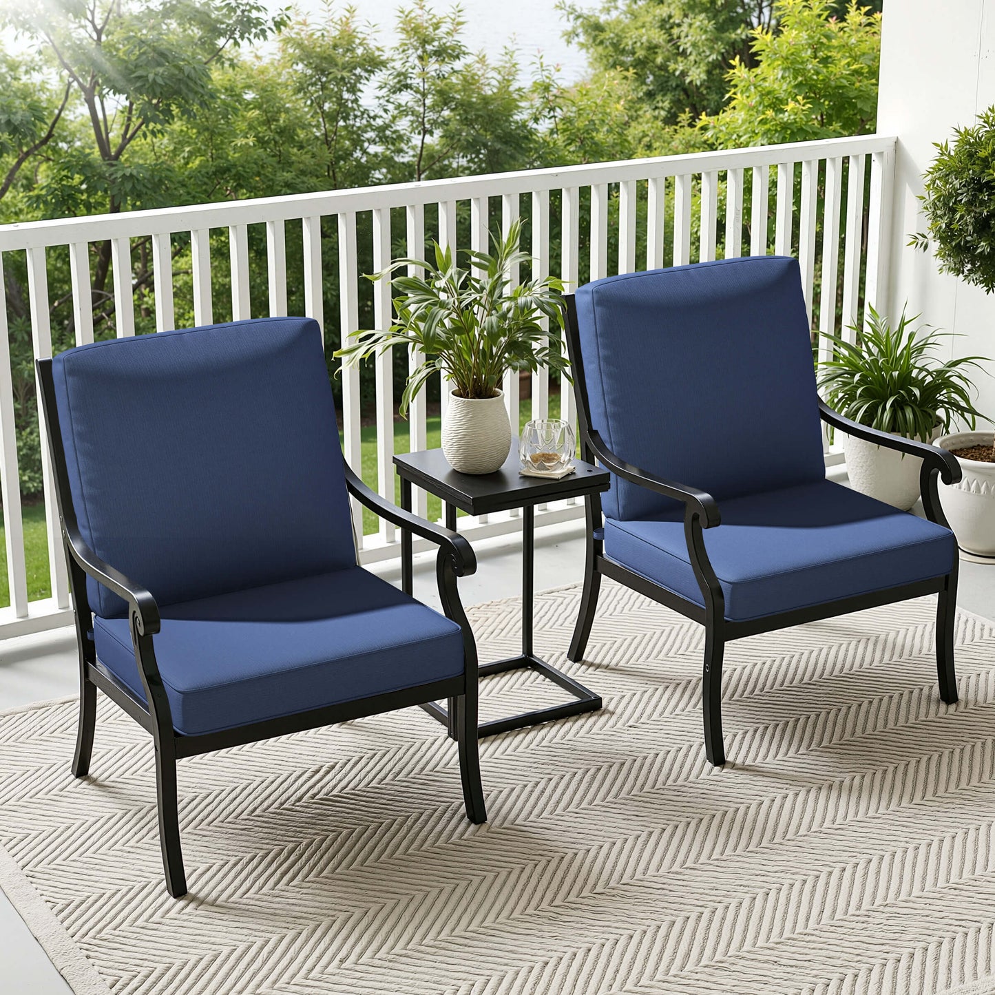 22x21" Outdoor Deep Seat Chair Cushion