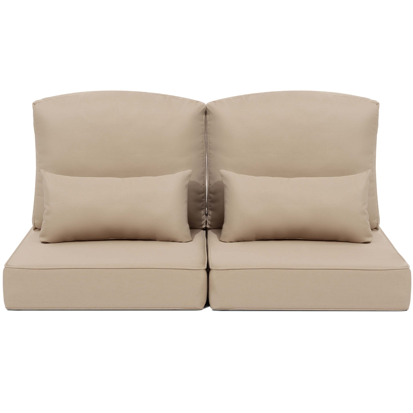 24x24" Outdoor Seat Cushion with Back Pillow