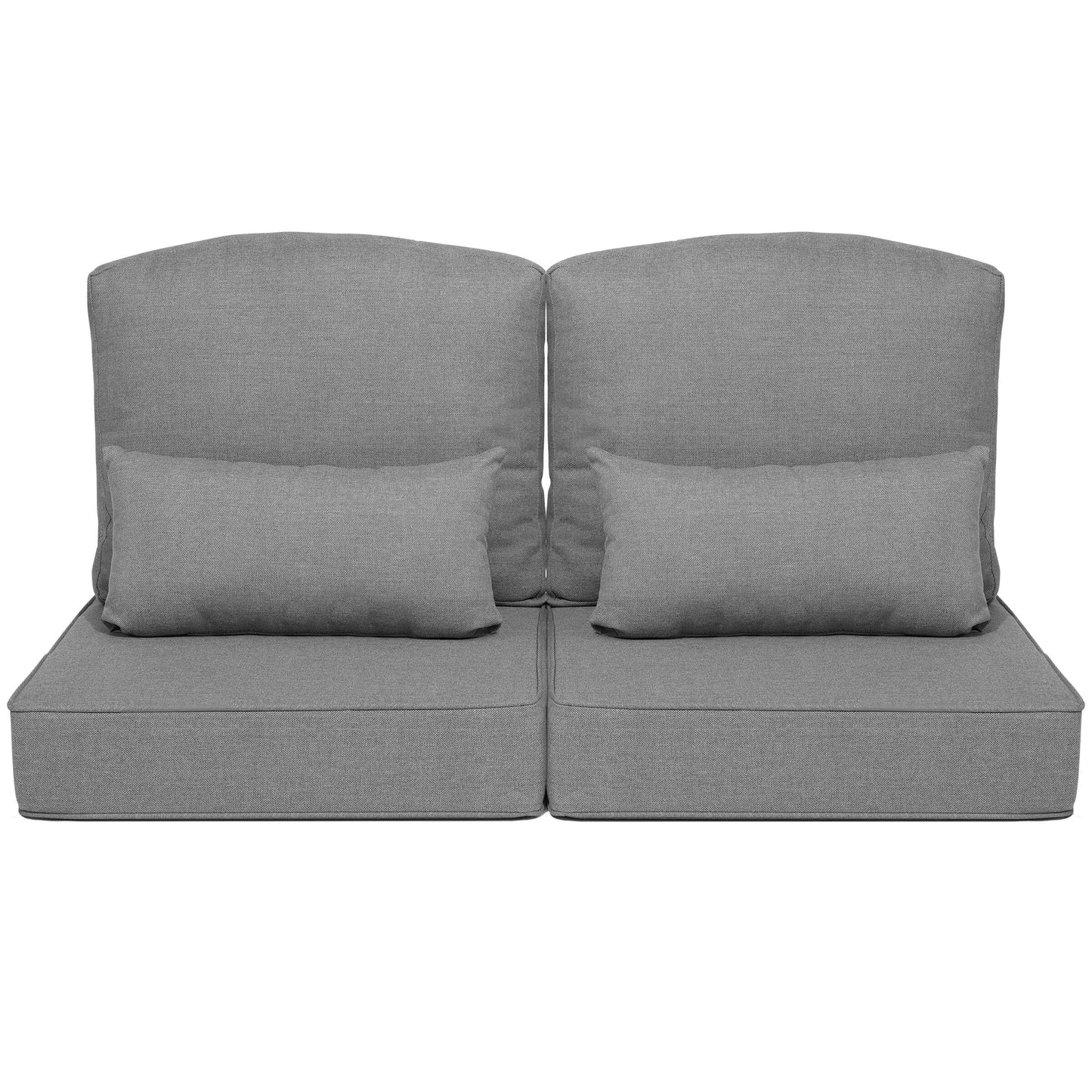 24x24" Outdoor Seat Cushion with Back Pillow