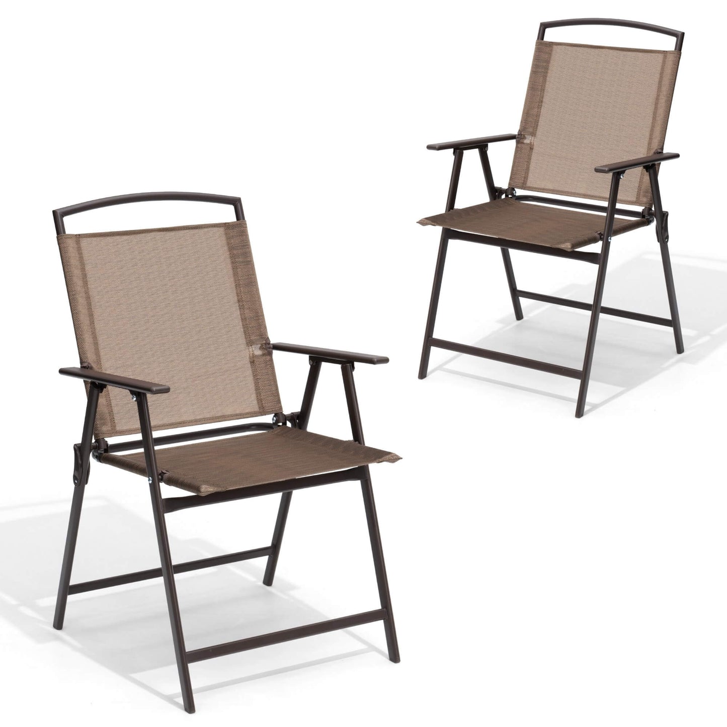 Folding Patio Dining Chair Set of 2