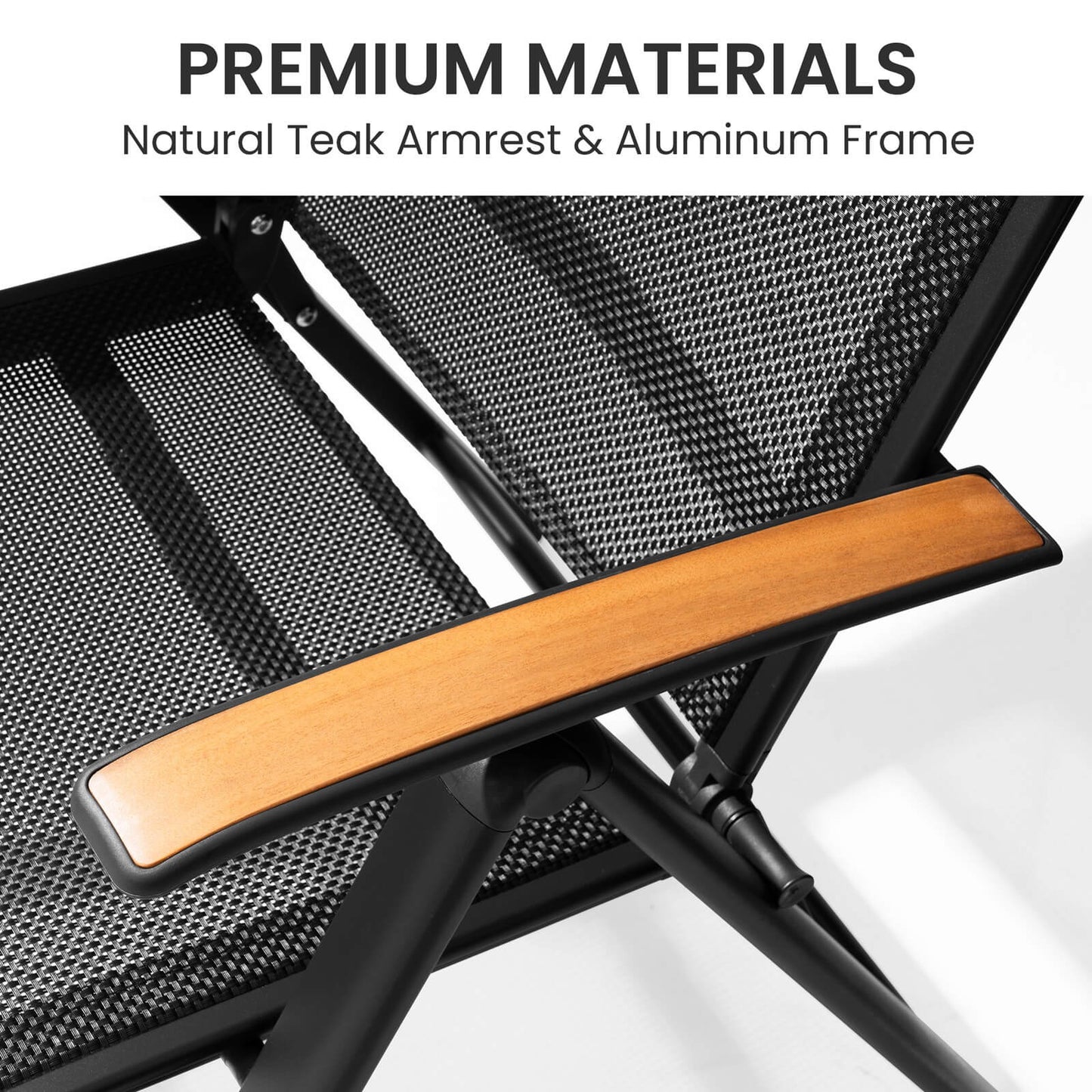 Aluminum Dining Set with Umbrella Hole & Chairs