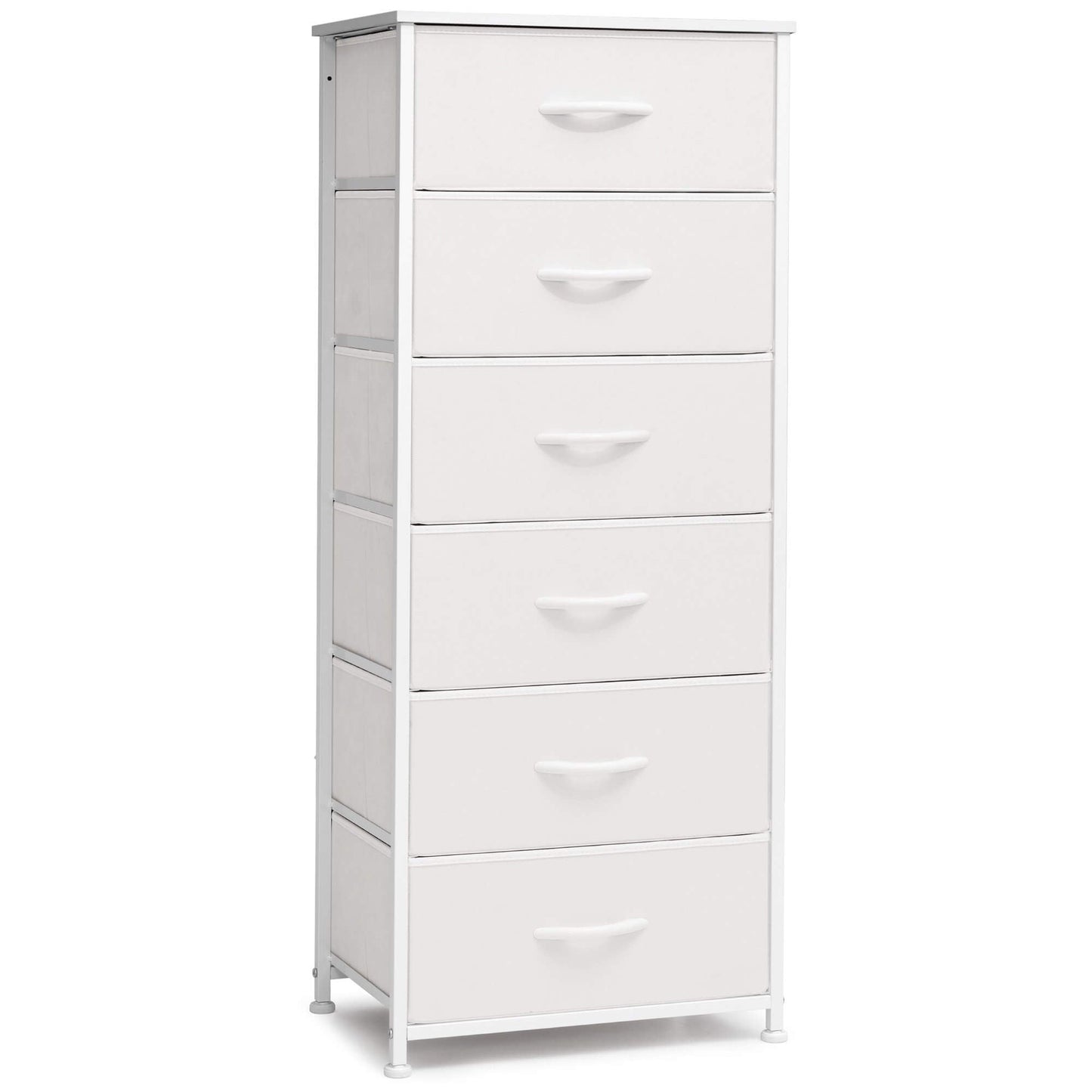 6-Drawer Rattan Fabric Storage Cabinet