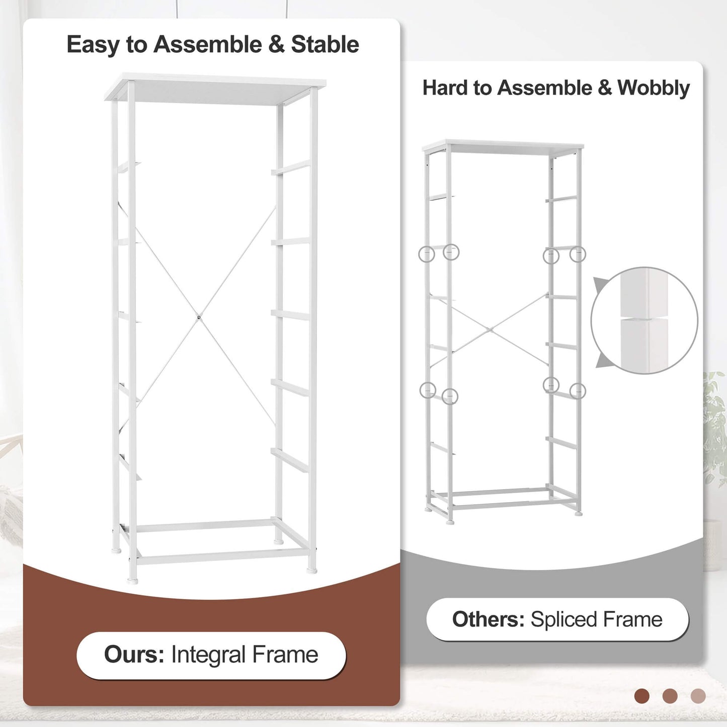 6-Drawer Rattan Fabric Storage Cabinet