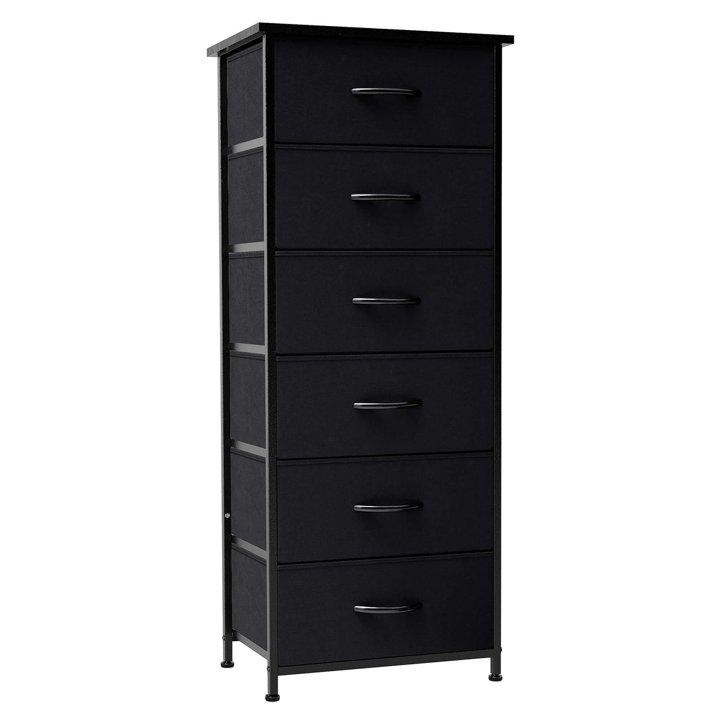 6-Drawer Rattan Fabric Storage Cabinet