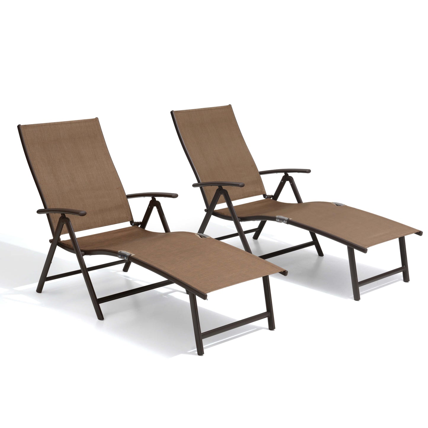 Foldable & Adjustable Aluminum Outdoor Chaise Lounge