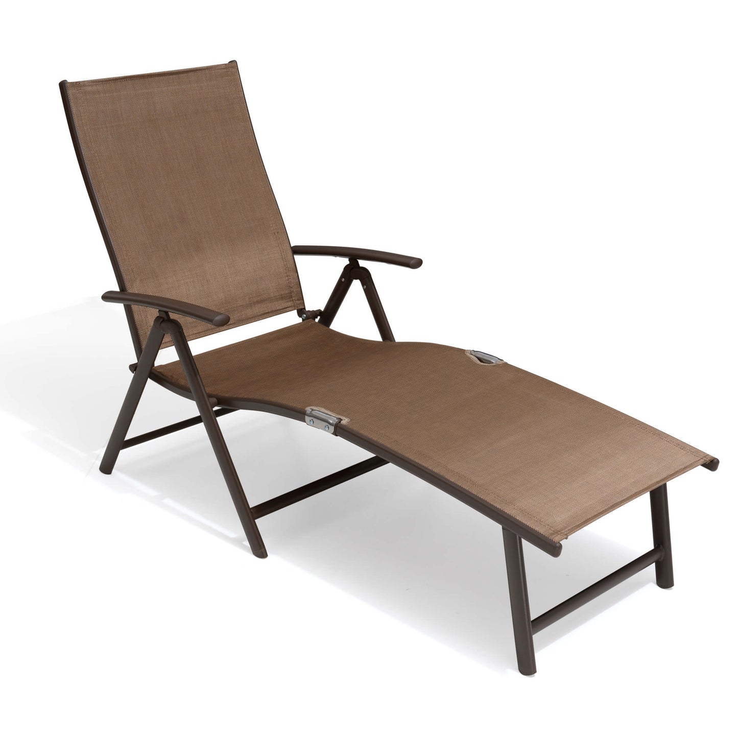 Foldable & Adjustable Aluminum Outdoor Chaise Lounge