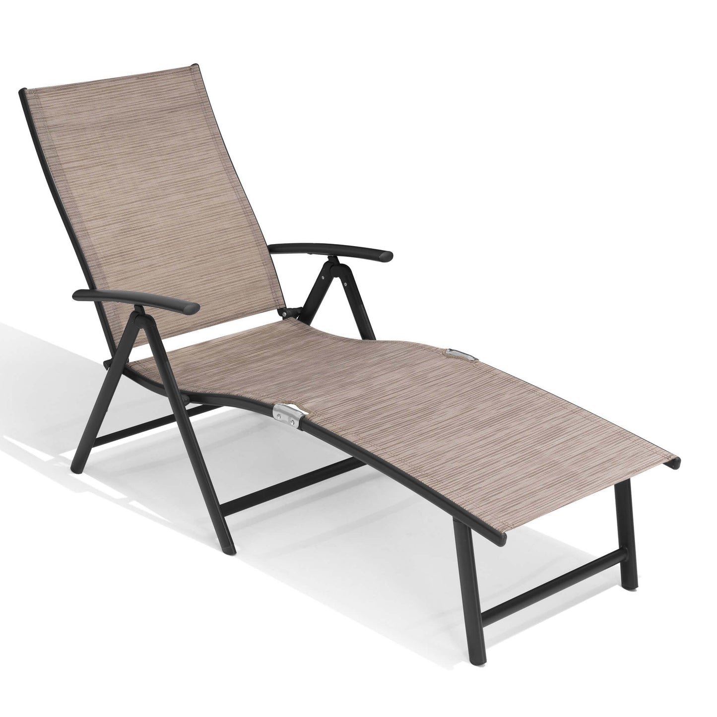 Foldable & Adjustable Aluminum Outdoor Chaise Lounge