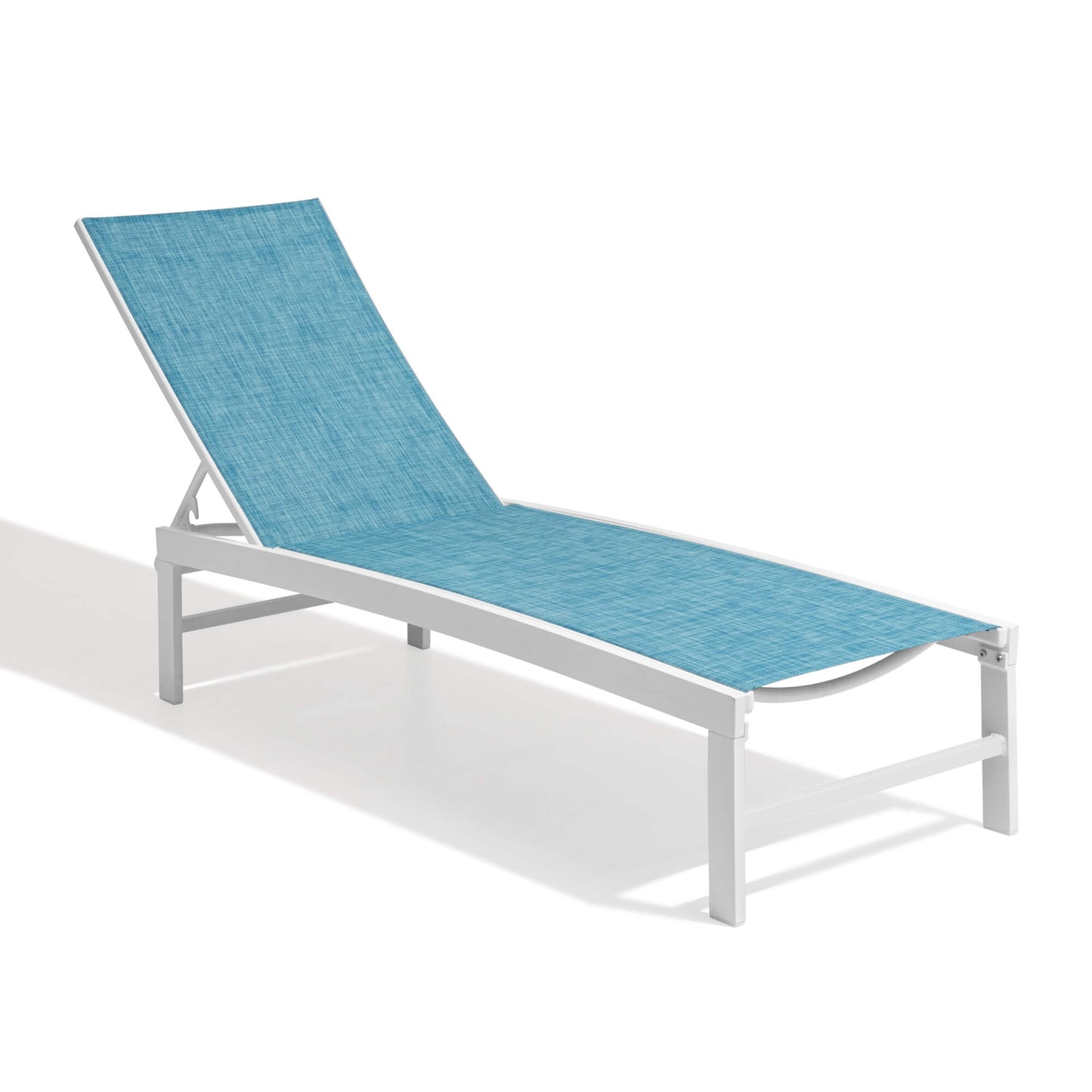 Aluminum/Steel Adjustable Outdoor Chaise Lounge Chair
