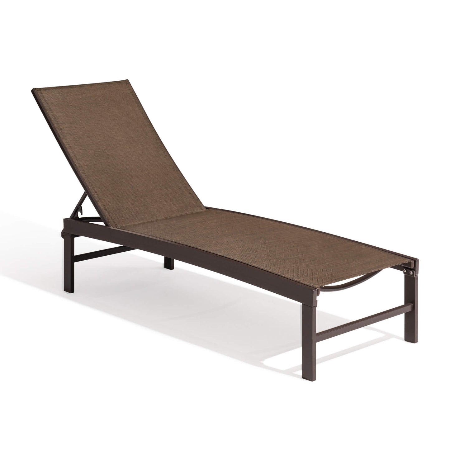 Aluminum/Steel Adjustable Outdoor Chaise Lounge Chair