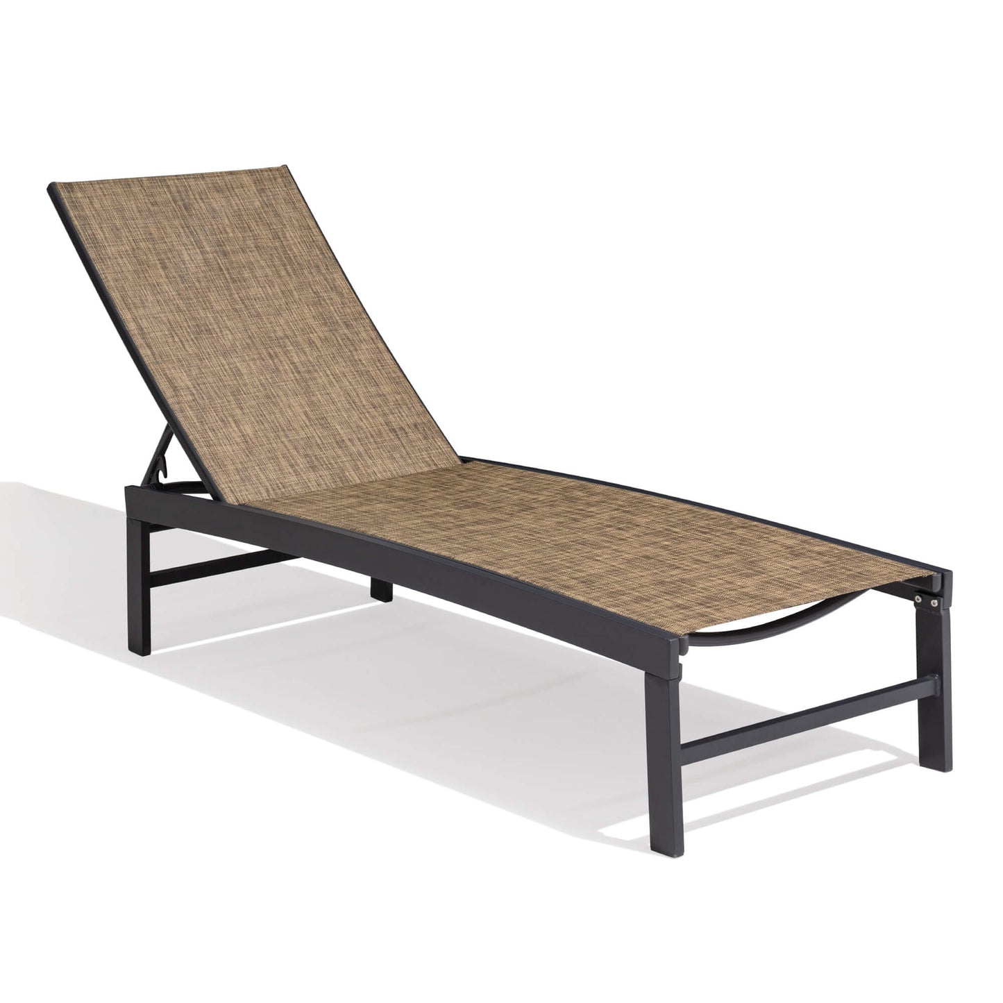 Aluminum/Steel Adjustable Outdoor Chaise Lounge Chair