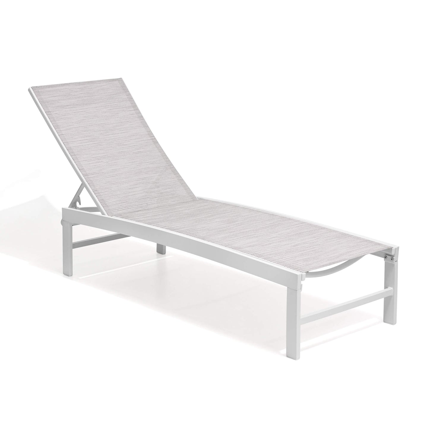 Aluminum/Steel Adjustable Outdoor Chaise Lounge Chair