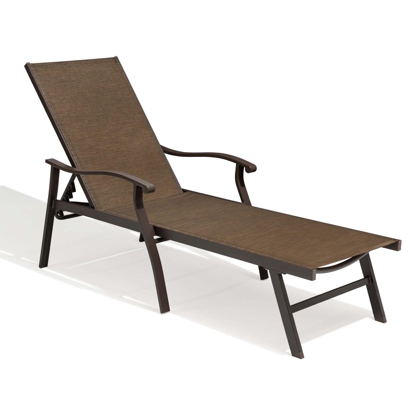 Aluminum Outdoor Adjustable Chaise Lounge Chair
