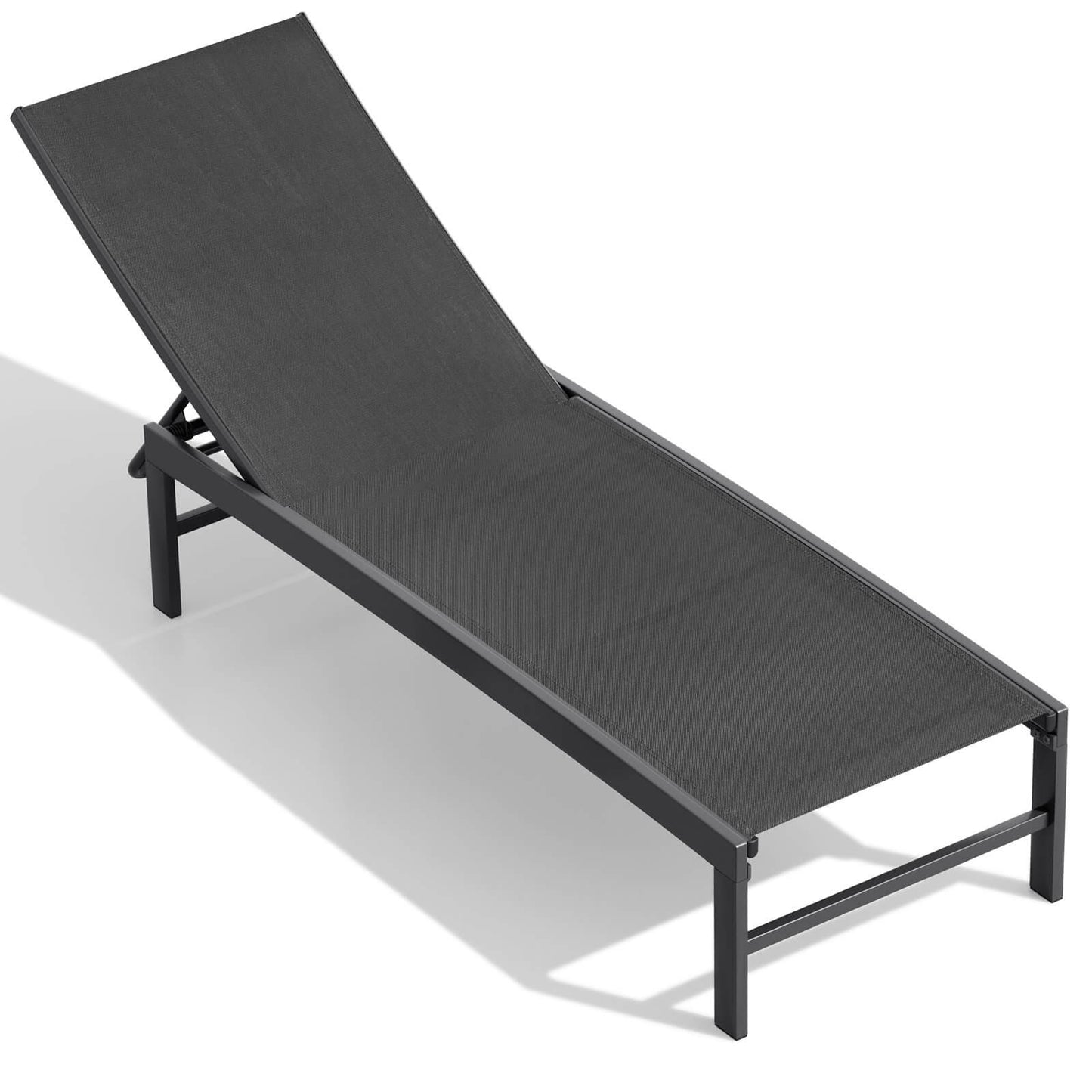 Steel Adjustable Outdoor Chaise Lounge