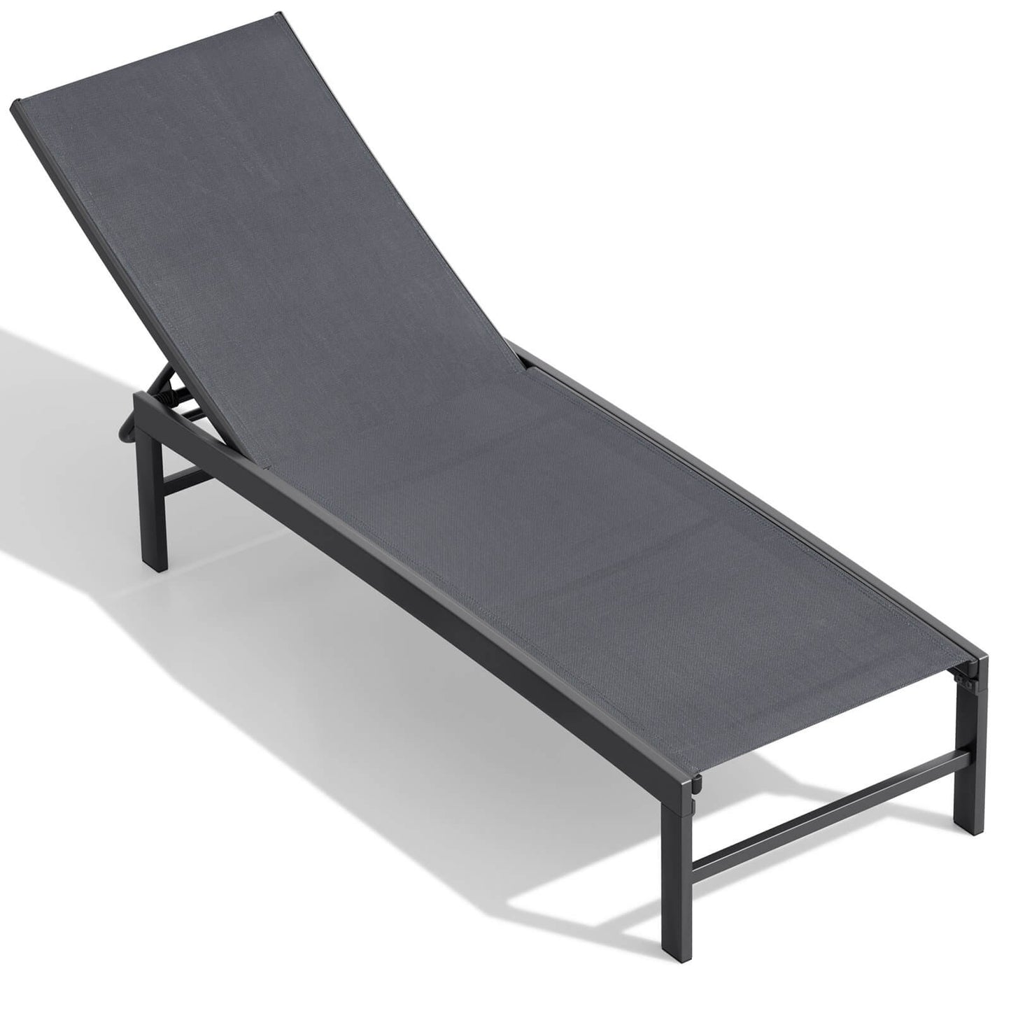Steel Adjustable Outdoor Chaise Lounge