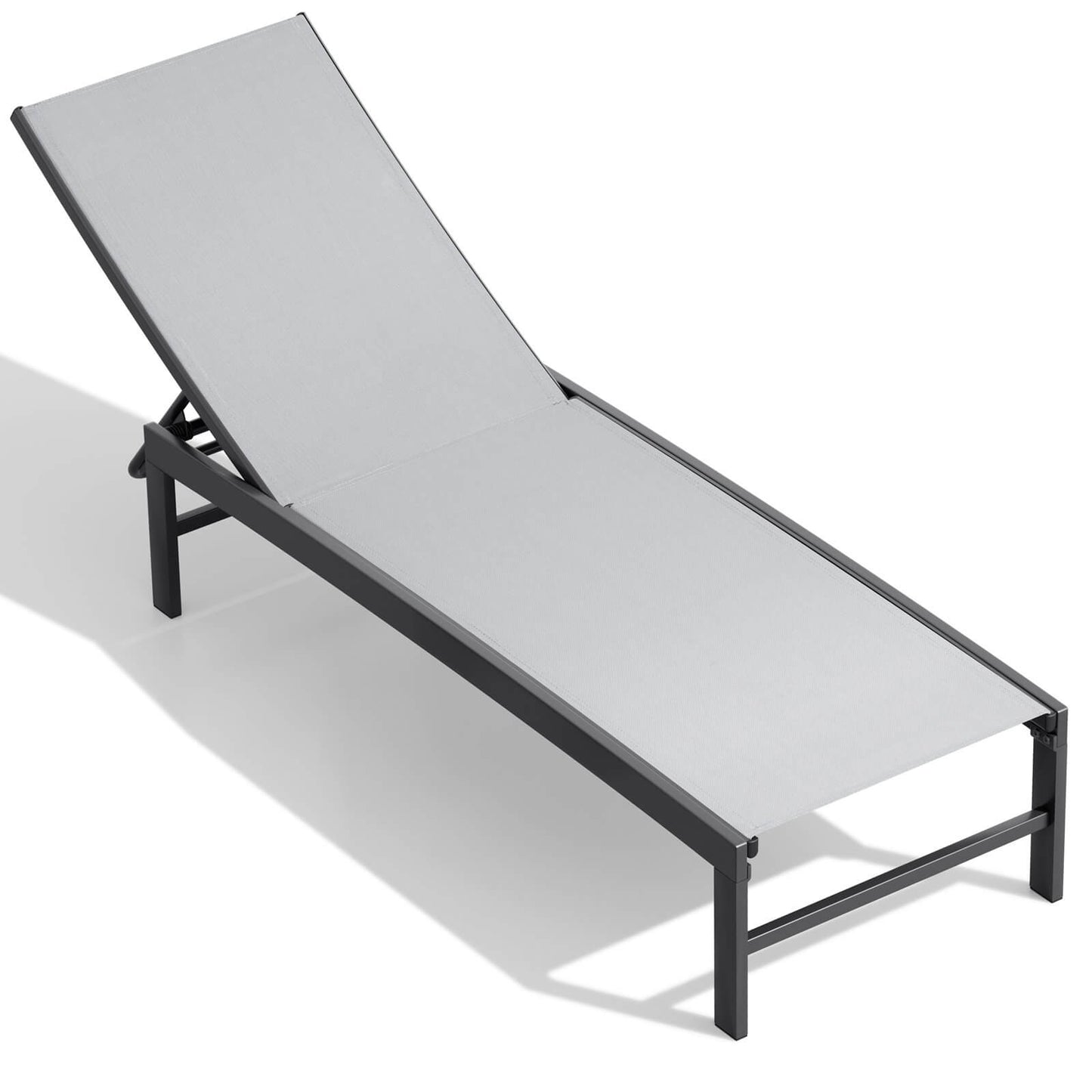 Steel Adjustable Outdoor Chaise Lounge