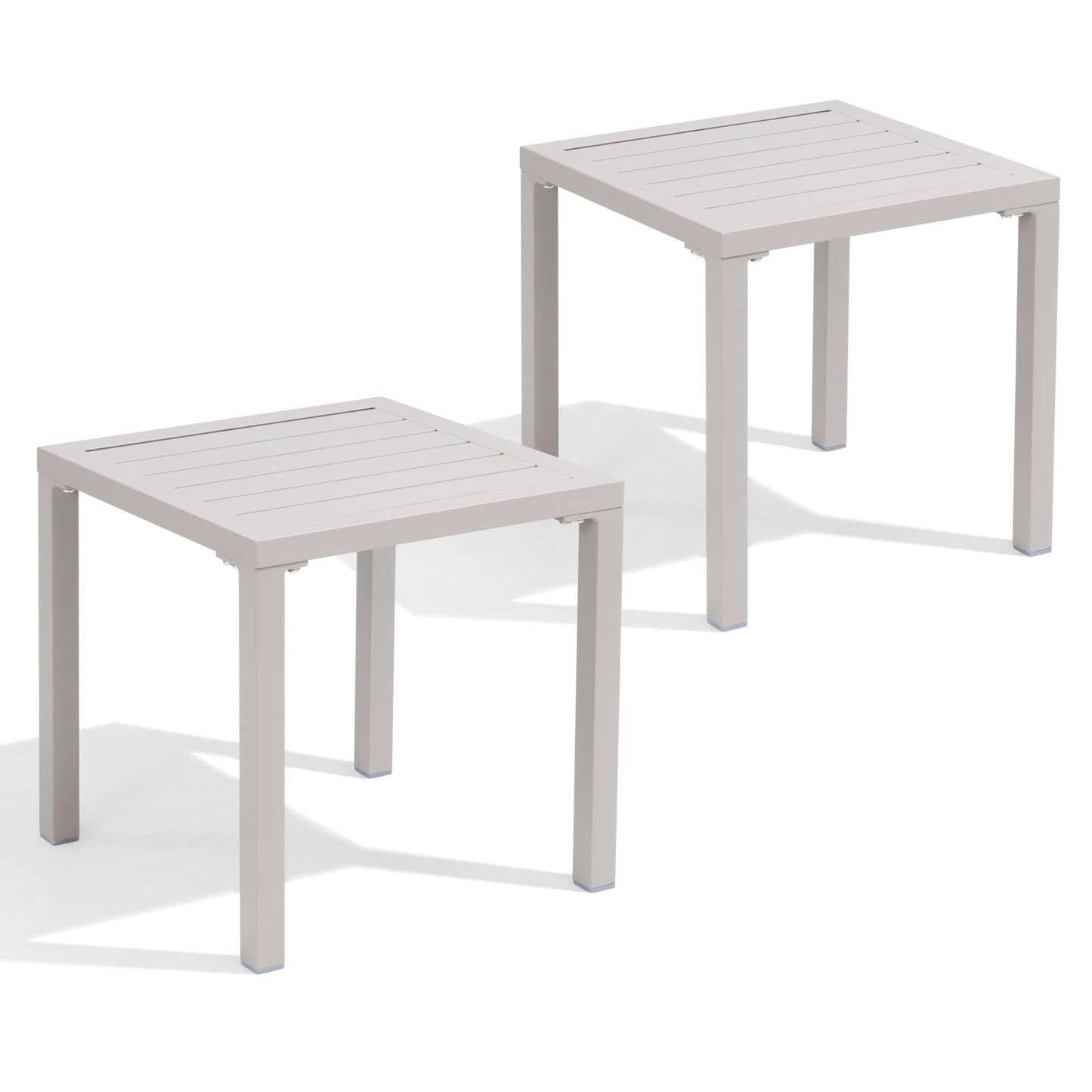 16x16" Aluminum Outdoor Square Side Table
