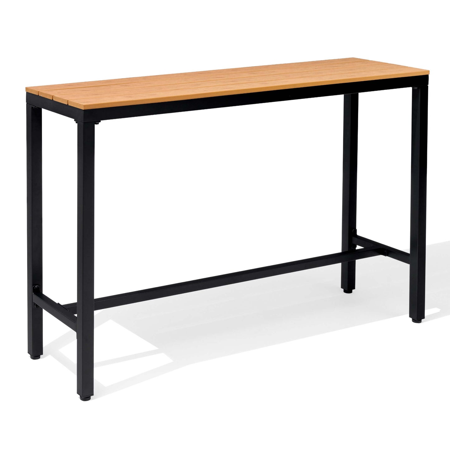 Outdoor Bar Table with Steel Frame