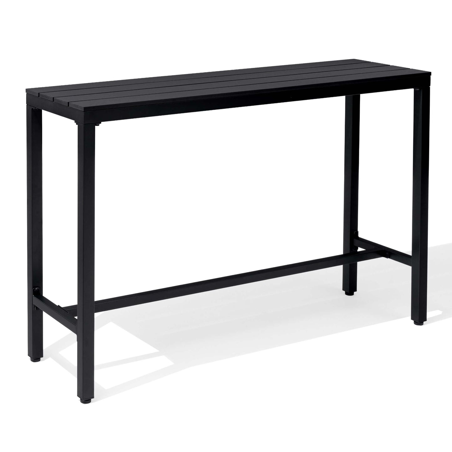 Outdoor Bar Table with Steel Frame