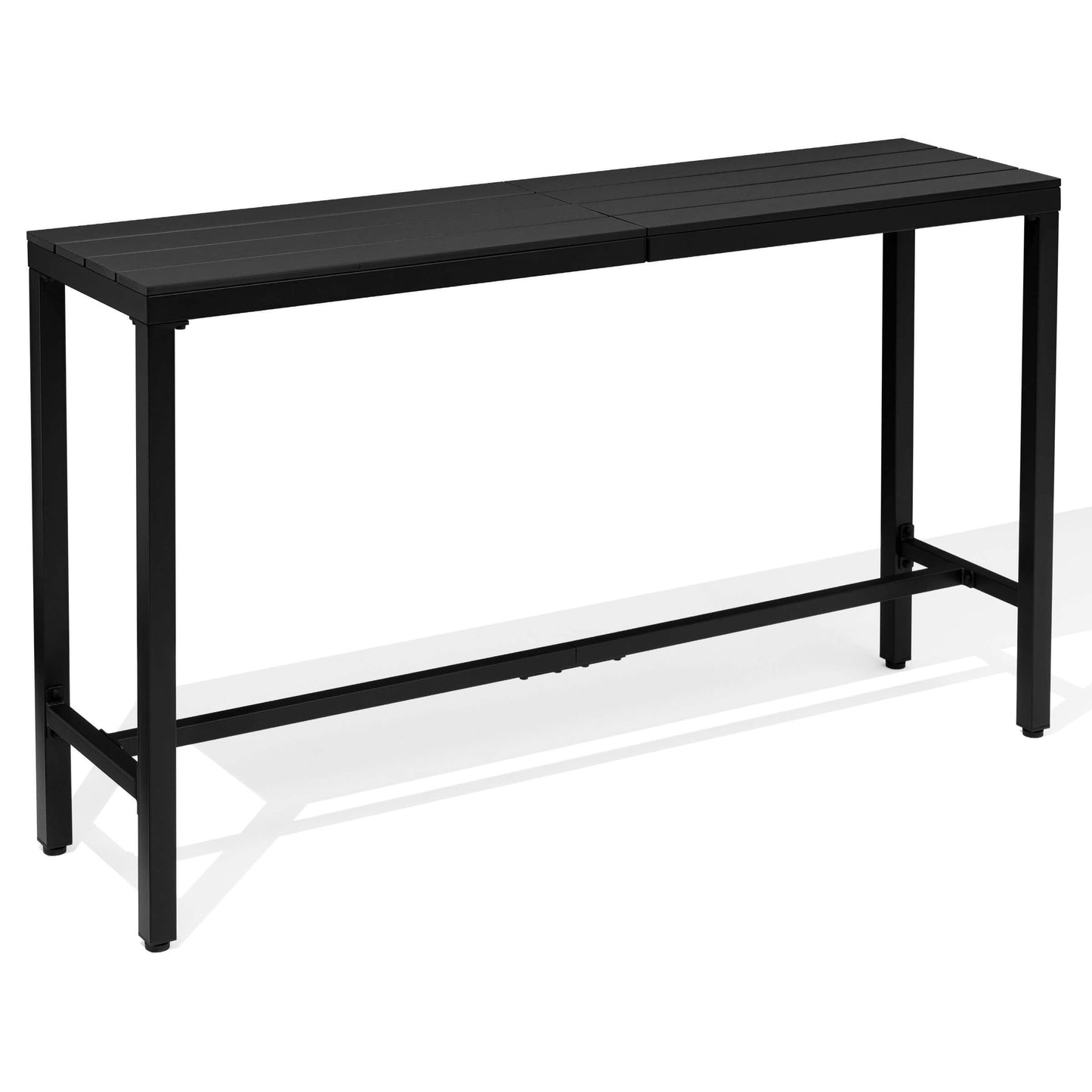Outdoor Bar Table with Steel Frame