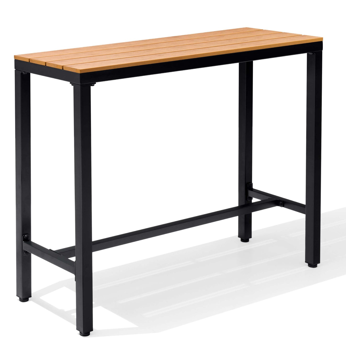 Outdoor Bar Table with Steel Frame