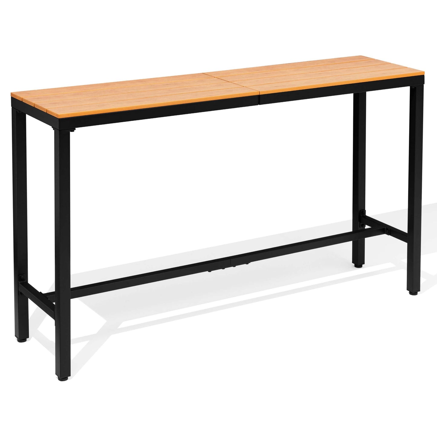 Outdoor Bar Table with Steel Frame