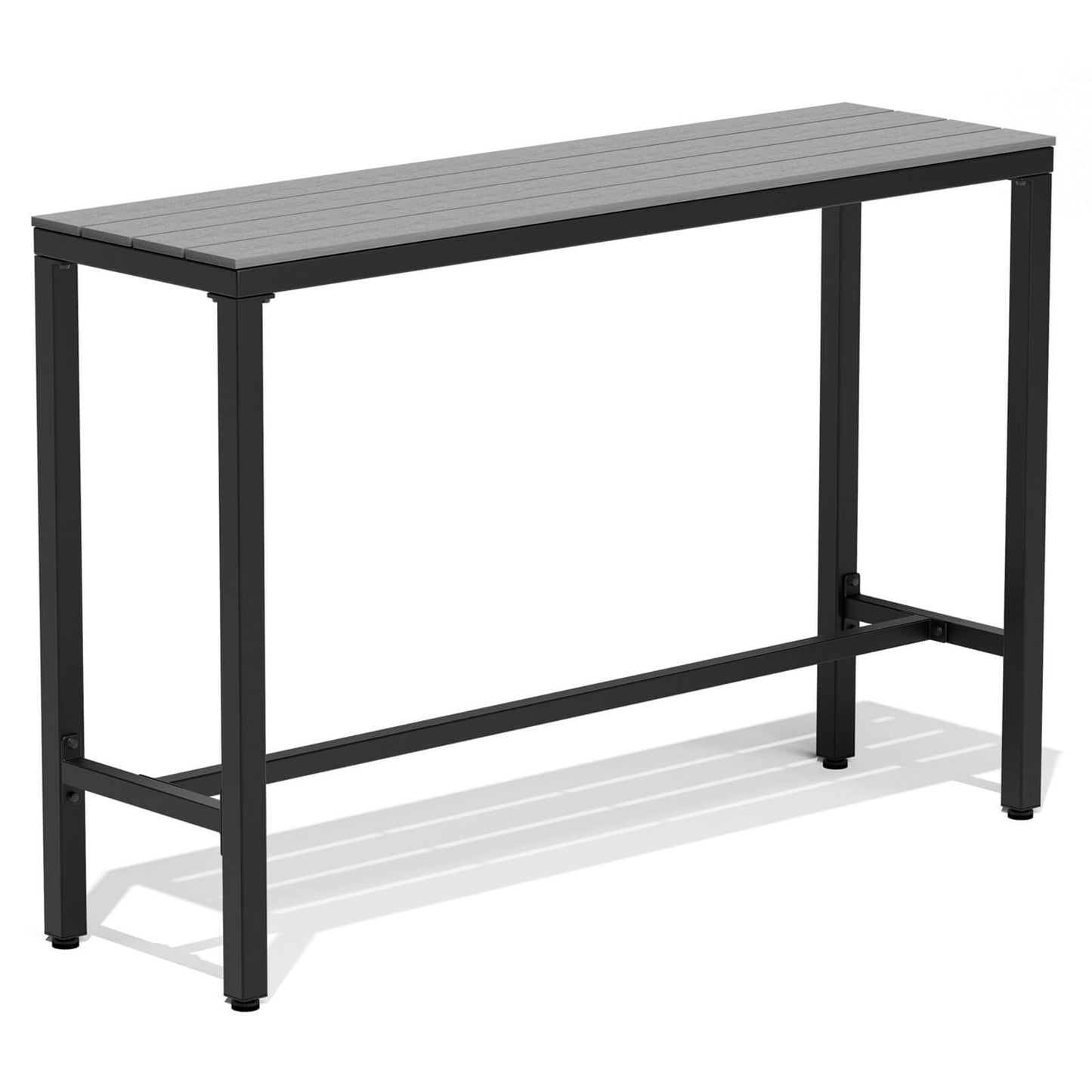 Outdoor Bar Table with Steel Frame
