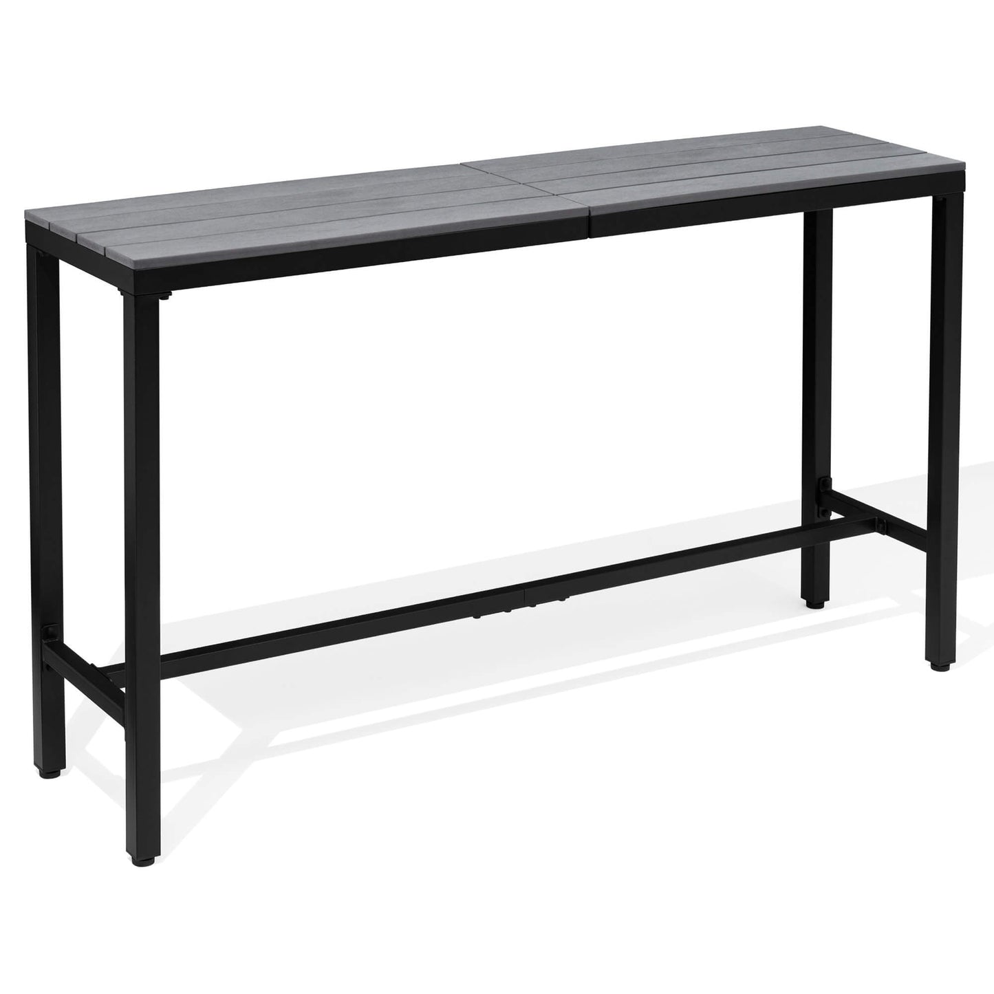 Outdoor Bar Table with Steel Frame