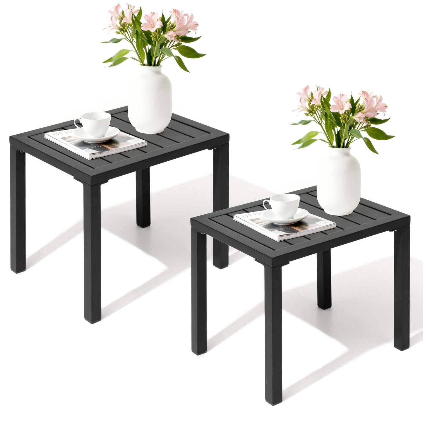 14x18" Aluminum Outdoor Side Table