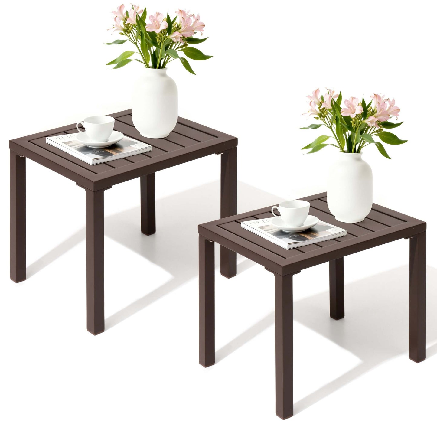 14x18" Aluminum Outdoor Side Table