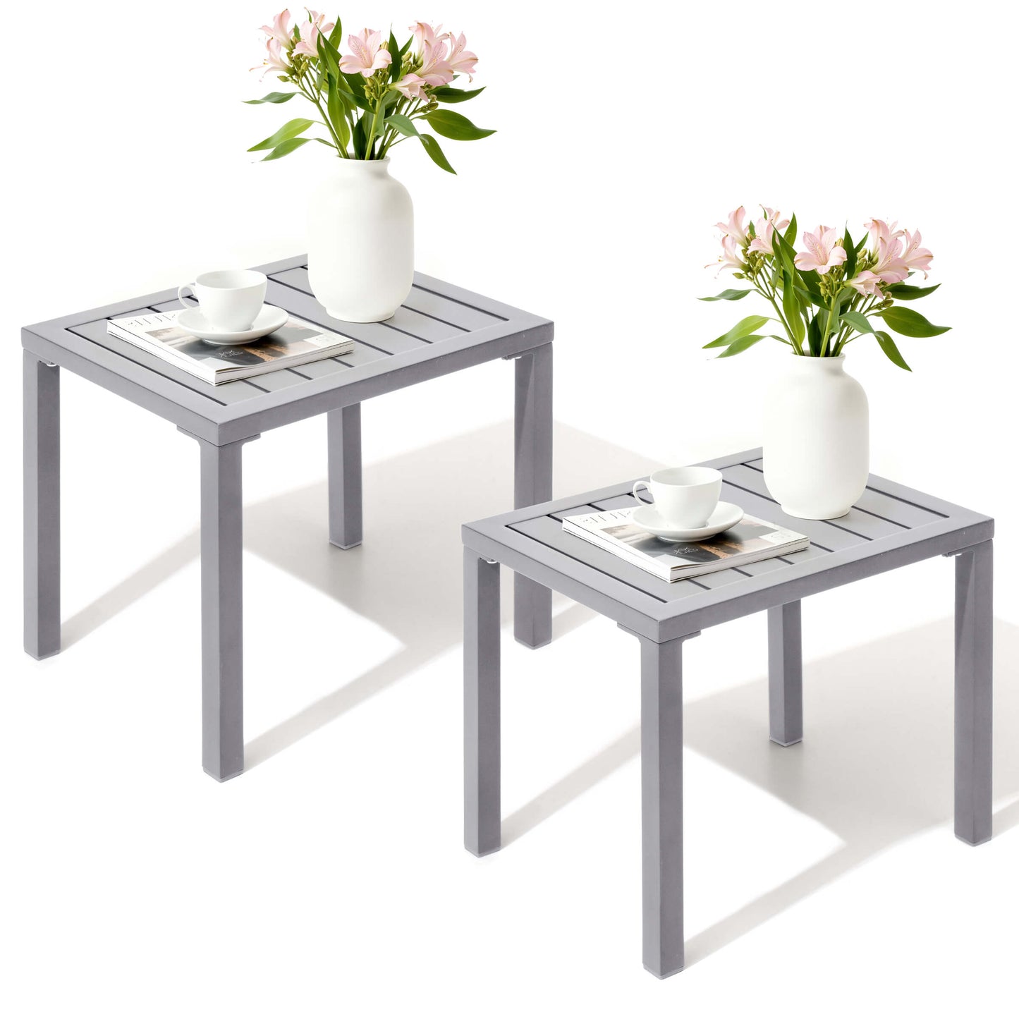 14x18" Aluminum Outdoor Side Table