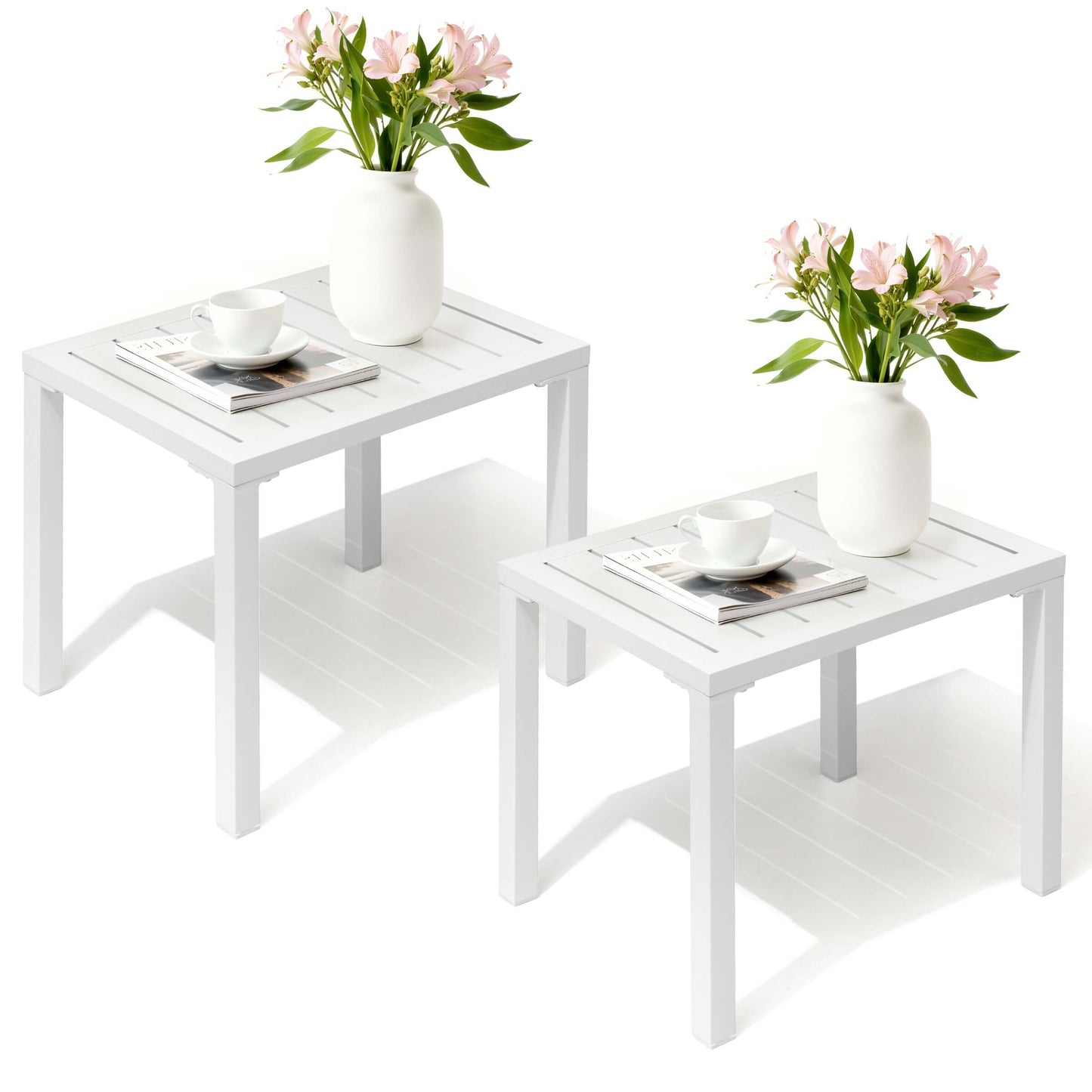 14x18" Aluminum Outdoor Side Table