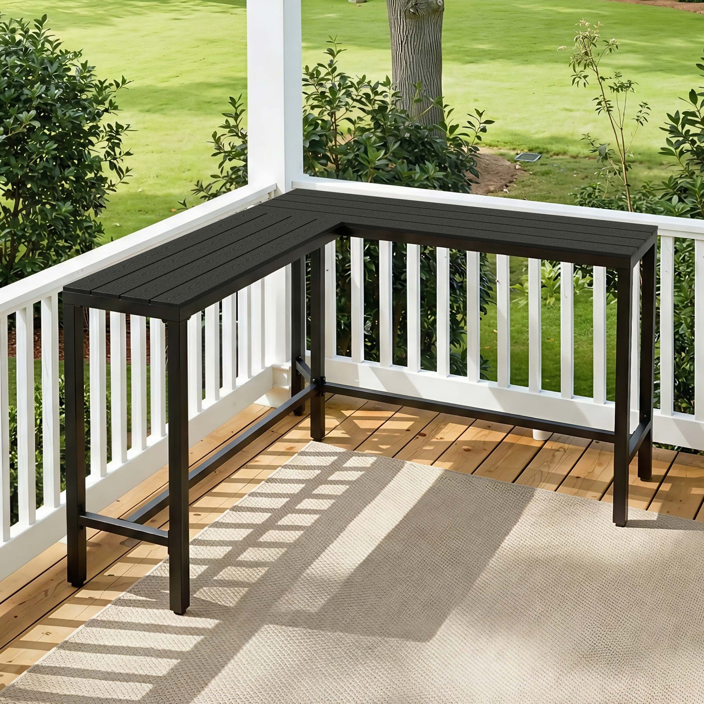 55" x 55" Outdoor Bar Table
