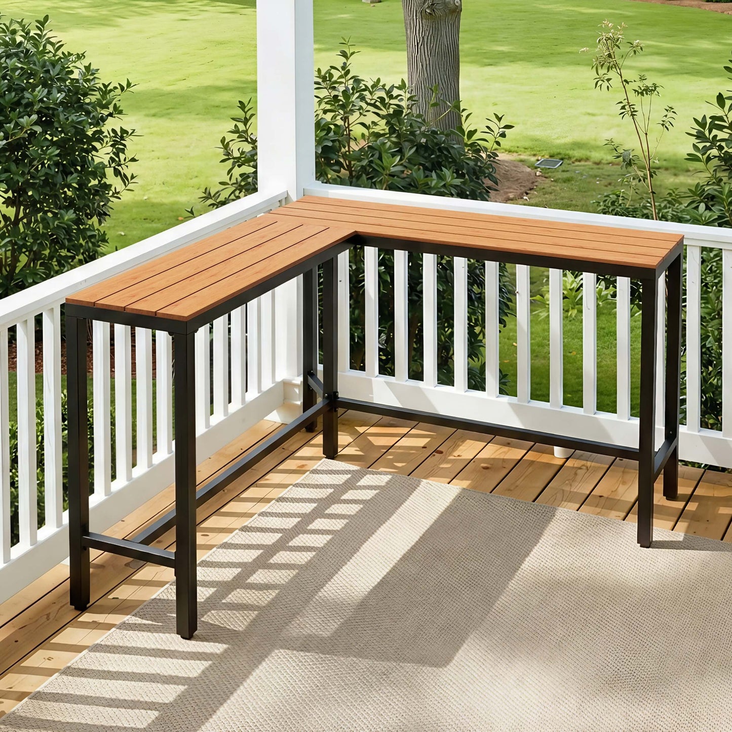 55" x 55" Outdoor Bar Table